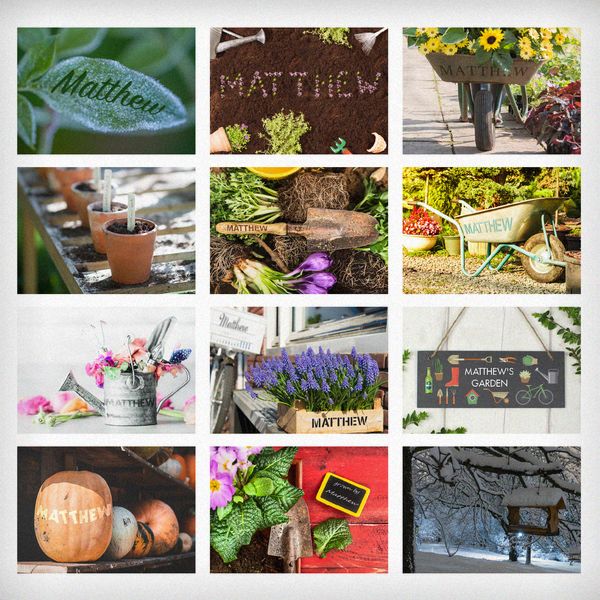 Modal Additional Images for Personalised Gardening Desk Calendar