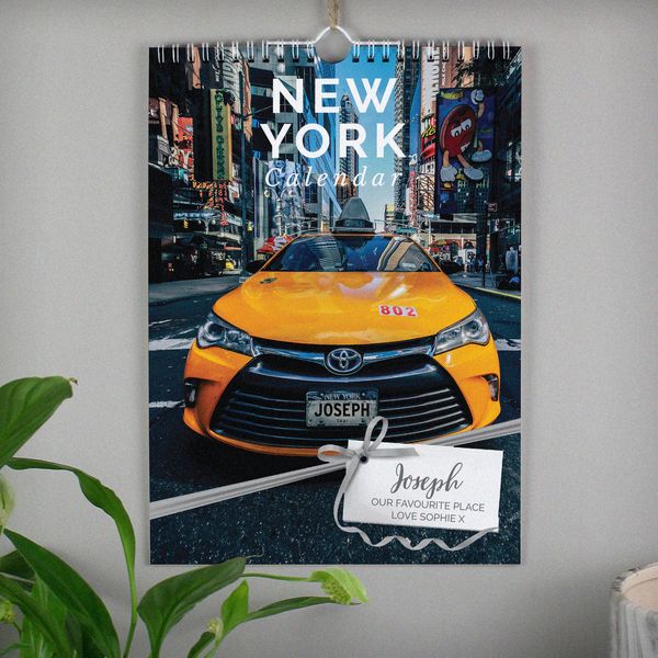 (image for) Personalised A4 New York Calendar - Click Image to Close