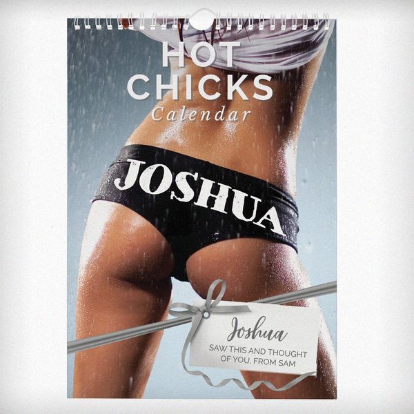 (image for) Personalised A4 Hot Chicks Calendar - Click Image to Close