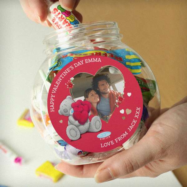 Modal Additional Images for Personalised Me To You Valentines Photo Upload Sweet Jar