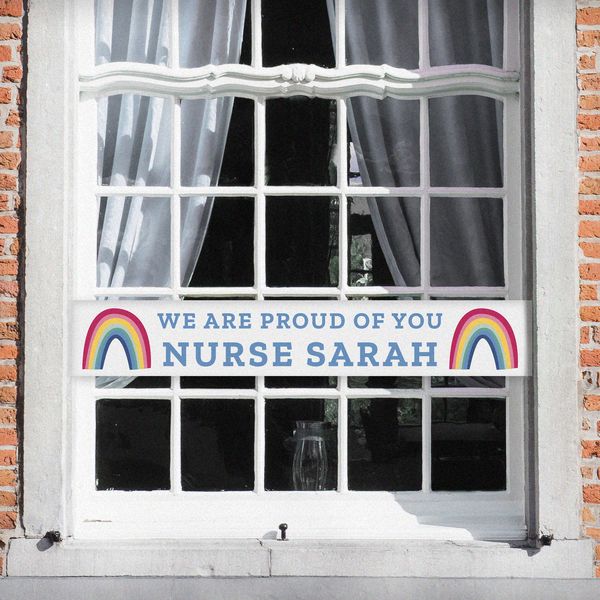 Modal Additional Images for Personalised Rainbow Banner