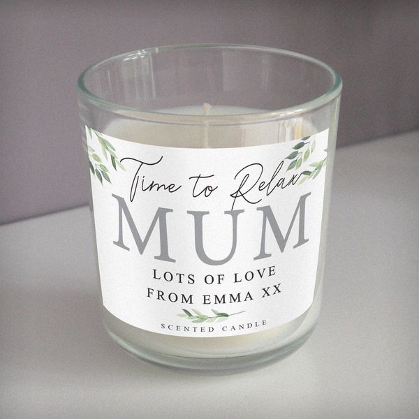 Modal Additional Images for Personalised Botanical Scented Jar Candle