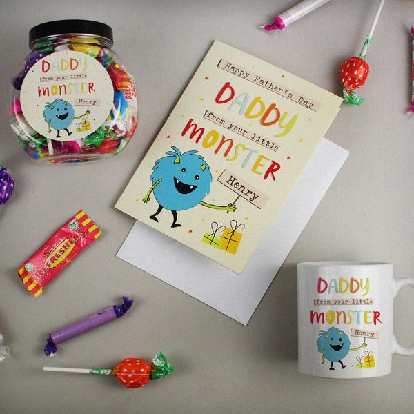 Modal Additional Images for Personalised Little Monster Sweet Jar