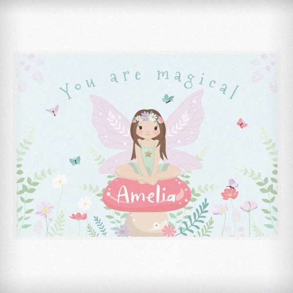 Modal Additional Images for Personalised Toadstool Fairy Placemat