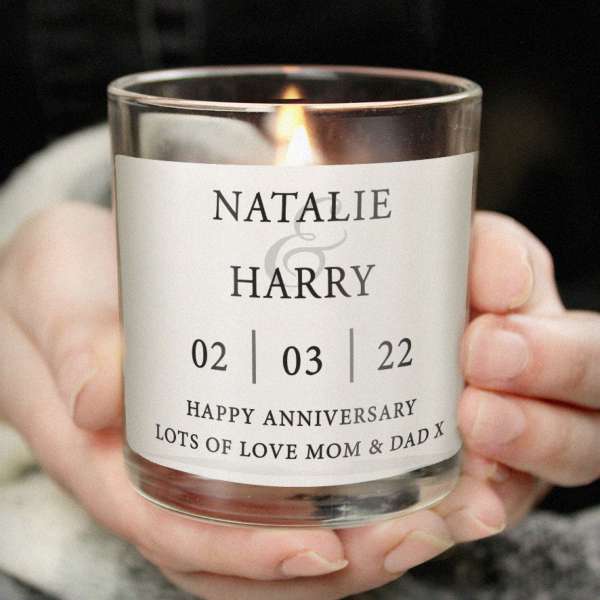(image for) Personalised Couples Jar Candle - Click Image to Close