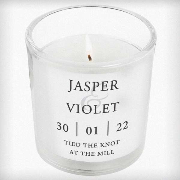 Modal Additional Images for Personalised Couples Jar Candle