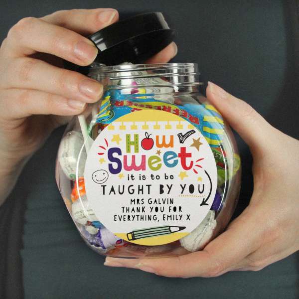 Modal Additional Images for Personalised Shape Little Minds Sweet Jar
