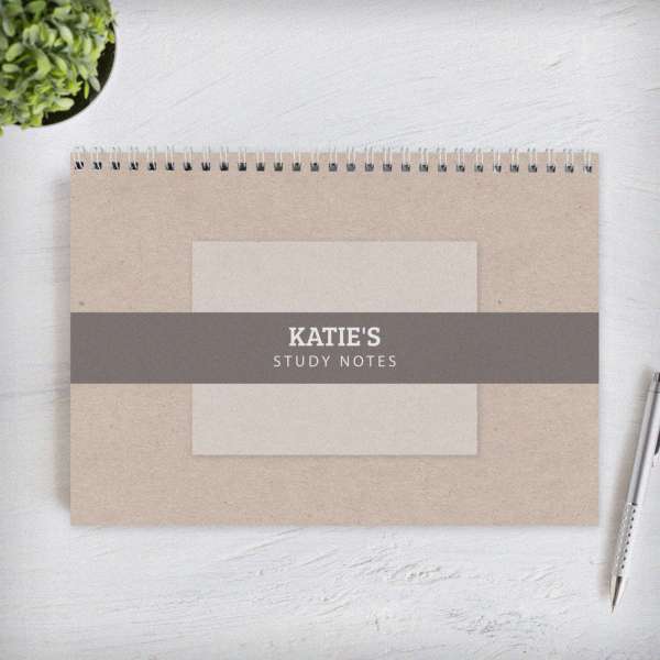 Modal Additional Images for Personalised Study A4 Desk Planner