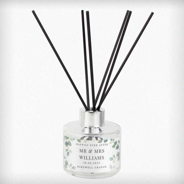 (image for) Personalised Botanical Free Text Reed Diffuser - Click Image to Close