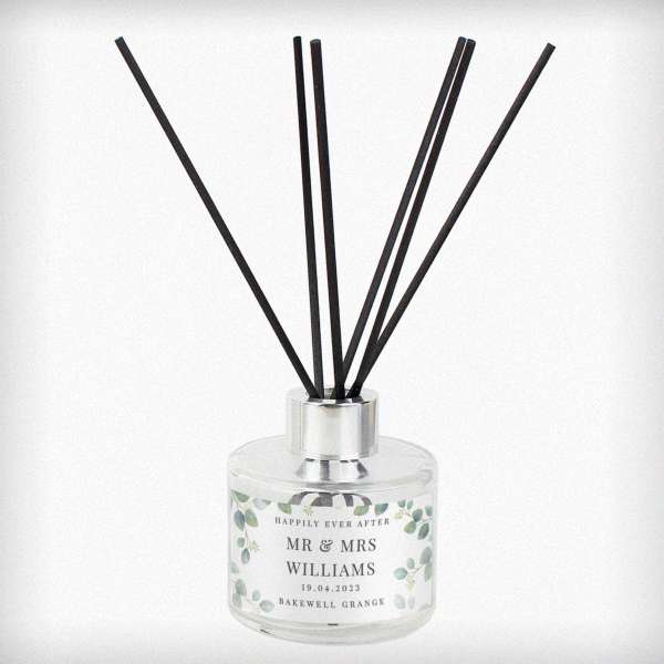 Modal Additional Images for Personalised Botanical Free Text Reed Diffuser