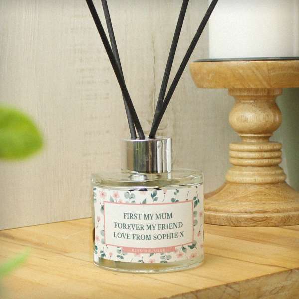 Modal Additional Images for Personalised  Floral Reed Diffuser