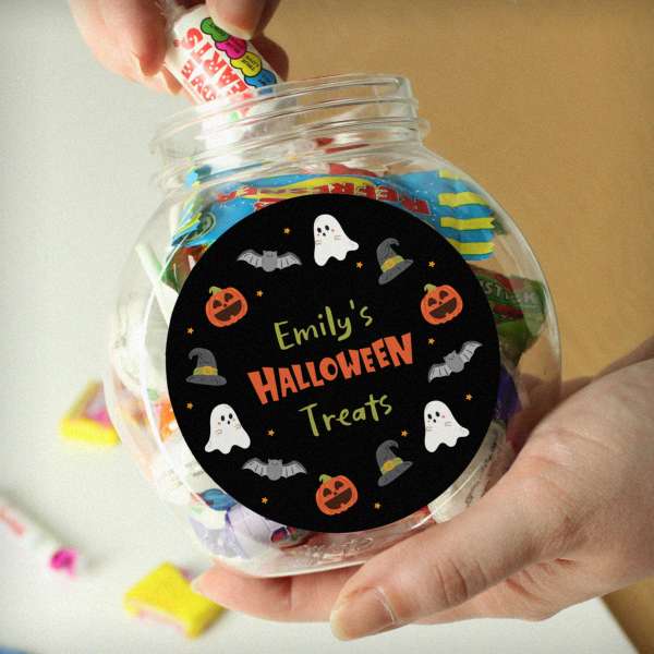 (image for) Personalised Halloween Sweets Jar