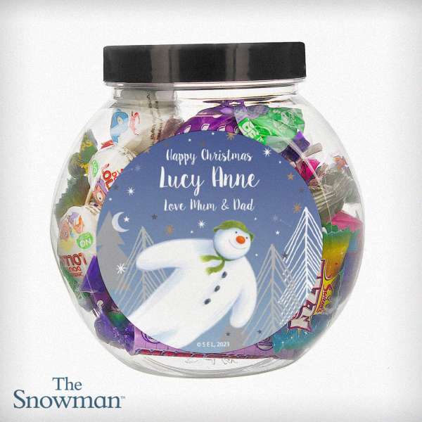 Modal Additional Images for Personalised The Snowman Magical Adventure Sweet Jar