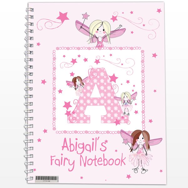 (image for) Personalised Fairy - A5 Notebook - Click Image to Close