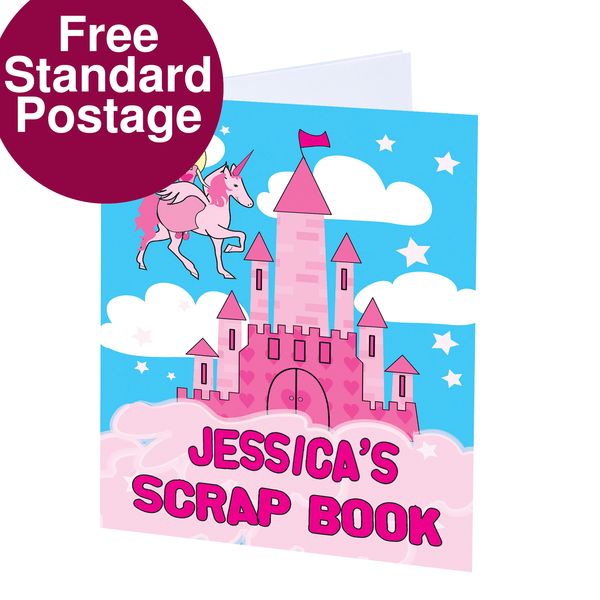(image for) Personalised Princess - A4 Scrapbook - Click Image to Close