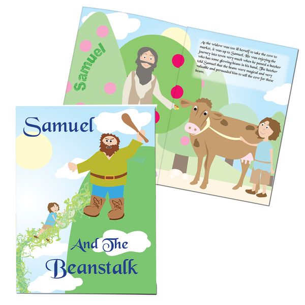 Modal Additional Images for Personalised Jack and the Beanstalk Story Book