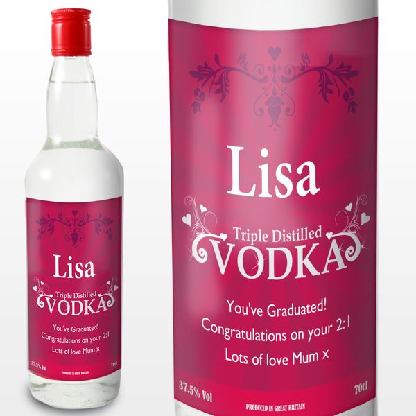 Modal Additional Images for Personalised Classy Vodka