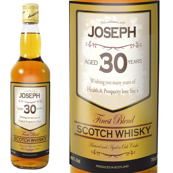 (image for) Personalised Age Whisky - Click Image to Close