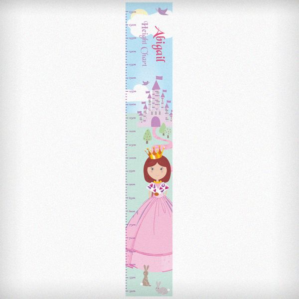 (image for) Personalised Fairy Tale Princess Height Chart - Click Image to Close