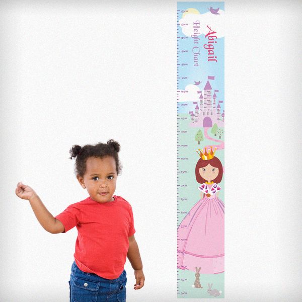 (image for) Personalised Fairy Tale Princess Height Chart - Click Image to Close