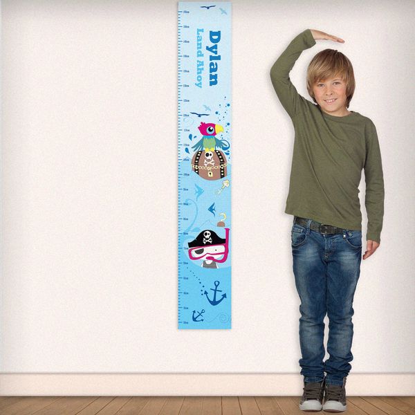 (image for) Personalised Pirate Height Chart - Click Image to Close