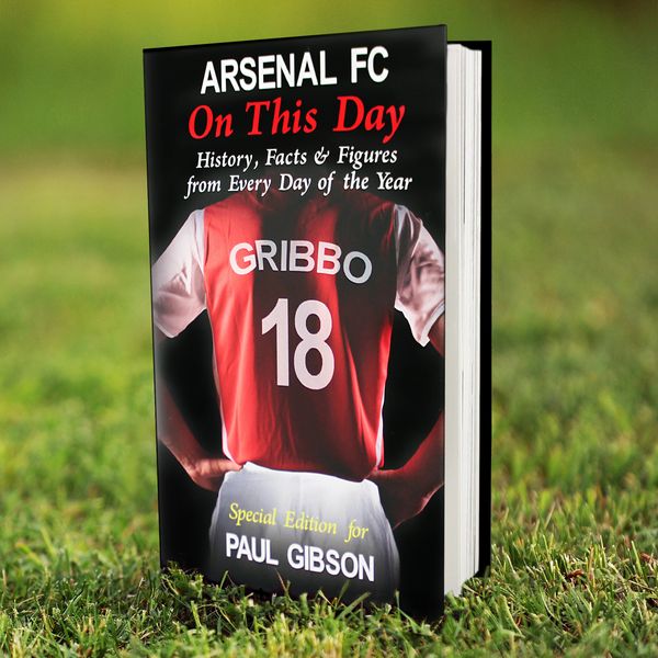 (image for) Personalised Arsenal On This Day Book