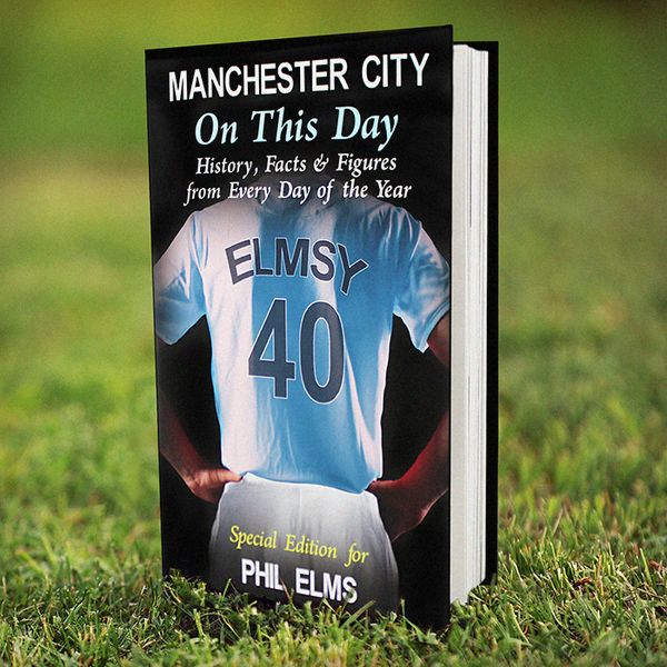 (image for) Personalised Manchester City On This Day Book - Click Image to Close