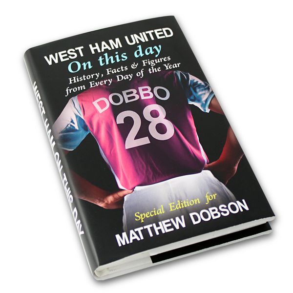 (image for) Personalised West Ham On This Day Book - Click Image to Close