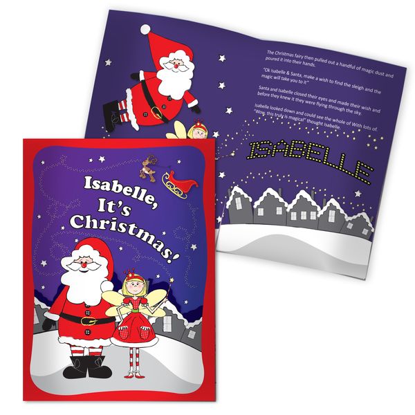 Modal Additional Images for Personalised 'It's Christmas' Fairy Story Book