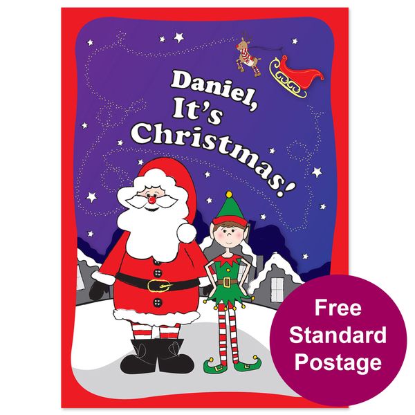 (image for) Personalised 'It's Christmas' Elf Story Book - Click Image to Close
