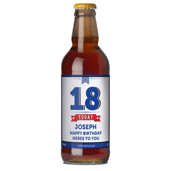 (image for) Personalised Birthday Star Beer