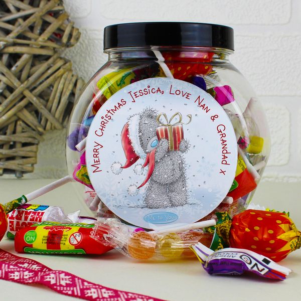 Modal Additional Images for Personalised Me To You Christmas Sweet Jar
