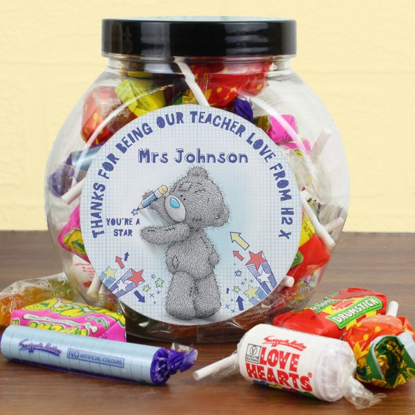 Modal Additional Images for Personalised Me To You Teacher Sweets Jar