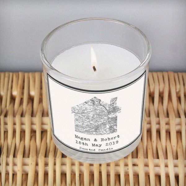 Modal Additional Images for Personalised 1805 - 1874 Old Series Map Home Scented Jar Candle