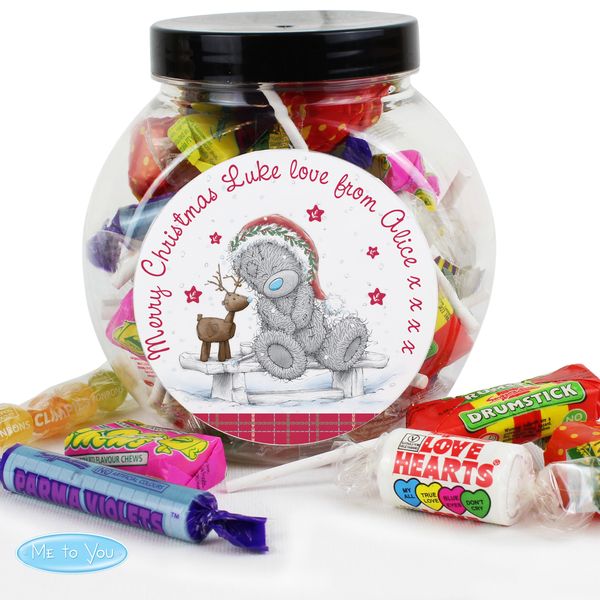 Modal Additional Images for Personalised Me To You Reindeer Sweet Jar