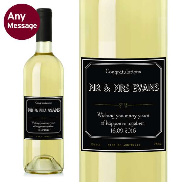 Modal Additional Images for Personalised Ornate White Wine