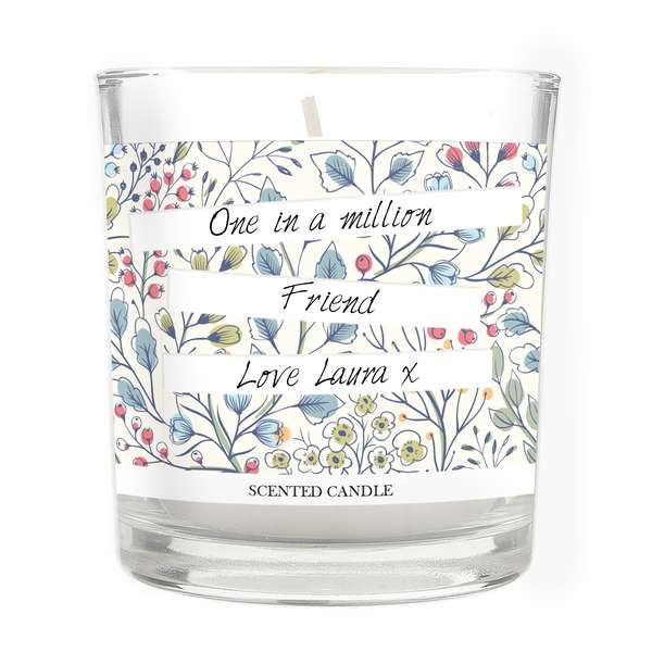 (image for) Personalised Botanical Scented Jar Candle - Click Image to Close