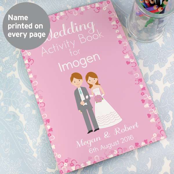(image for) Personalised Wedding Activity Book for Girls - Click Image to Close