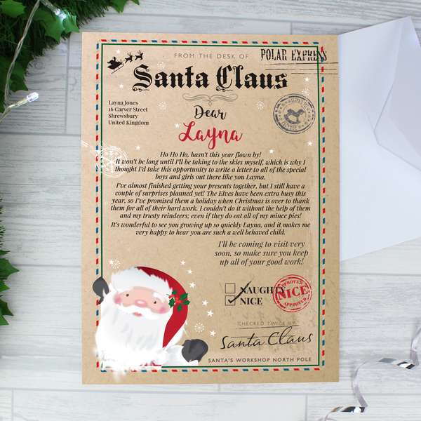 Modal Additional Images for Personalised Santa Claus Letter