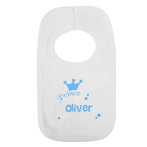 (image for) Personalised Prince Bib - Click Image to Close