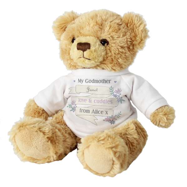 Modal Additional Images for Personalised Garden Bloom T-Shirt Message Bear