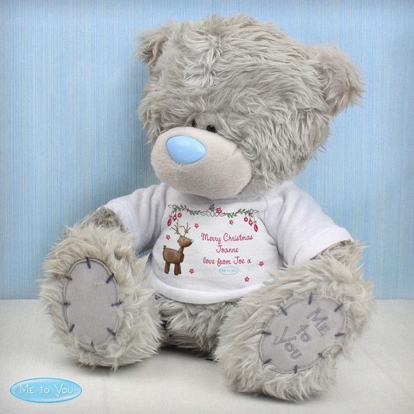 Modal Additional Images for Personalised Me To You Bear with Reindeer T-Shirt