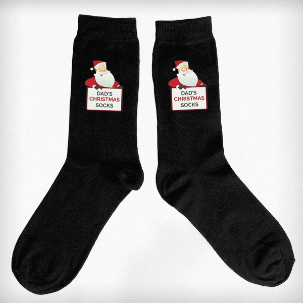 (image for) Personalised Santa Claus Christmas Socks - Click Image to Close