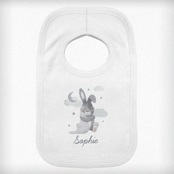 (image for) Personalised Baby Bunny Bib - Click Image to Close