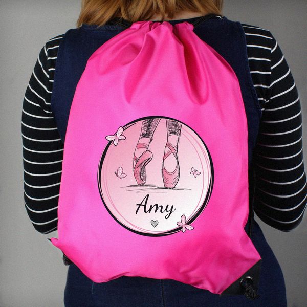 (image for) Personalised Ballet Pink Kit Bag - Click Image to Close