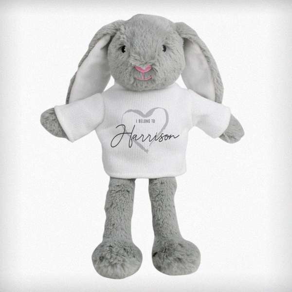 Modal Additional Images for Personalised 'I Belong To' Bunny Rabbit