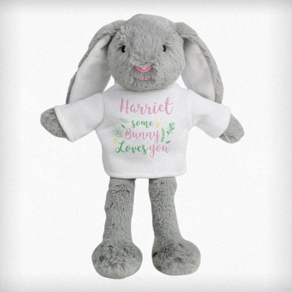 Modal Additional Images for Personalised 'Some Bunny Loves You' Bunny Rabbit
