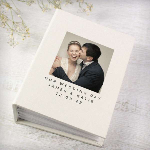 (image for) Personalised Photo Upload 6x4 Photo Album with Sleeves - Click Image to Close