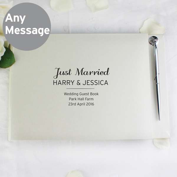 (image for) Personalised Classic Guest Book & Pen - Click Image to Close