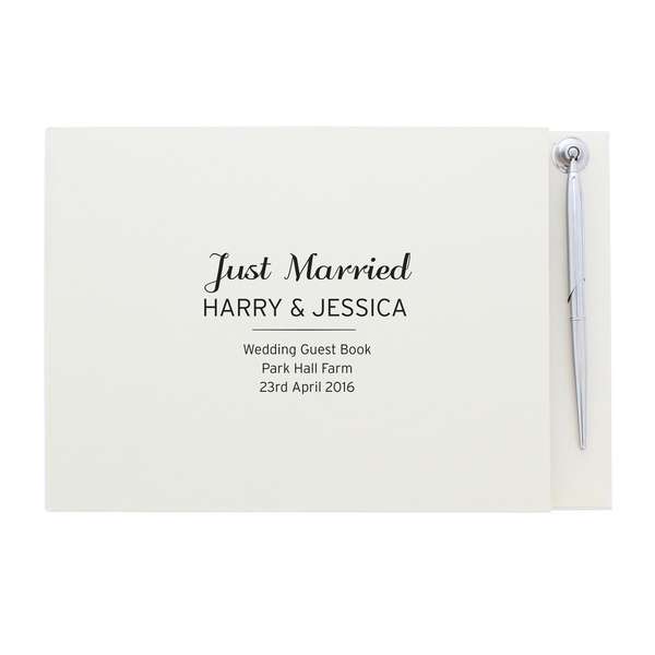 Modal Additional Images for Personalised Classic Guest Book & Pen